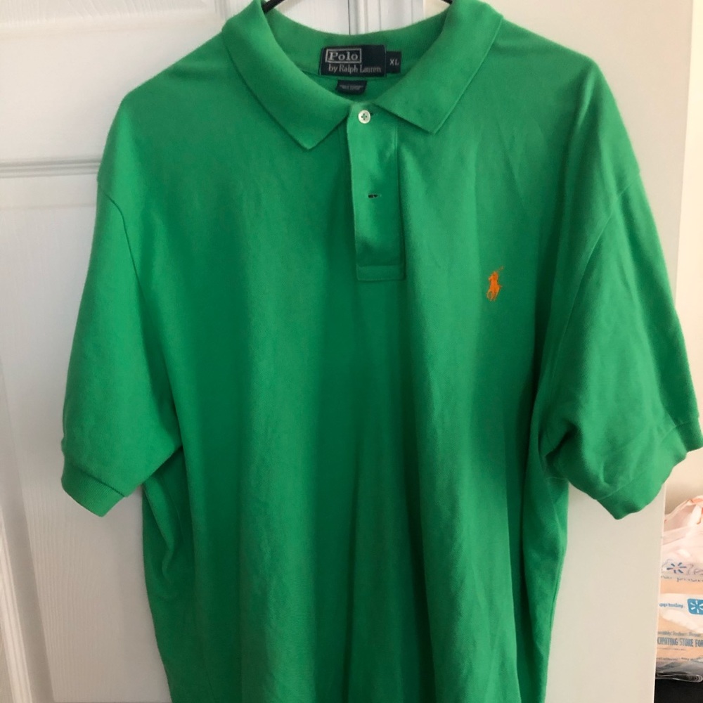 Men’s Polo Ralph Lauren Polo XL Green/Orange